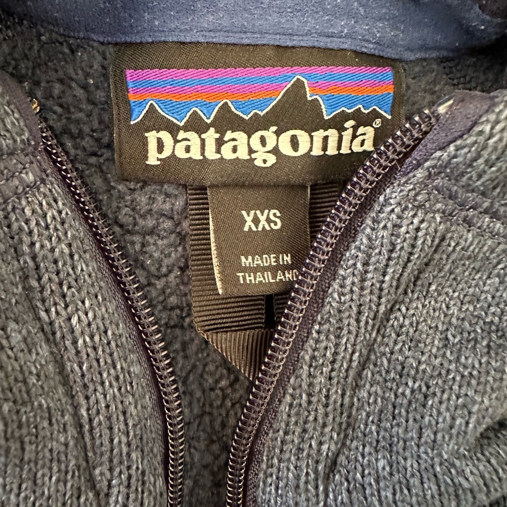 Patagonia Better Sweater Full Zip Navy Blue - Picture 3 of 9